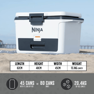 Ninja FrostVault 50QT/47L Hard Cooler - Cloud White FB151UKWH - COOLERS - Beattys of Loughrea