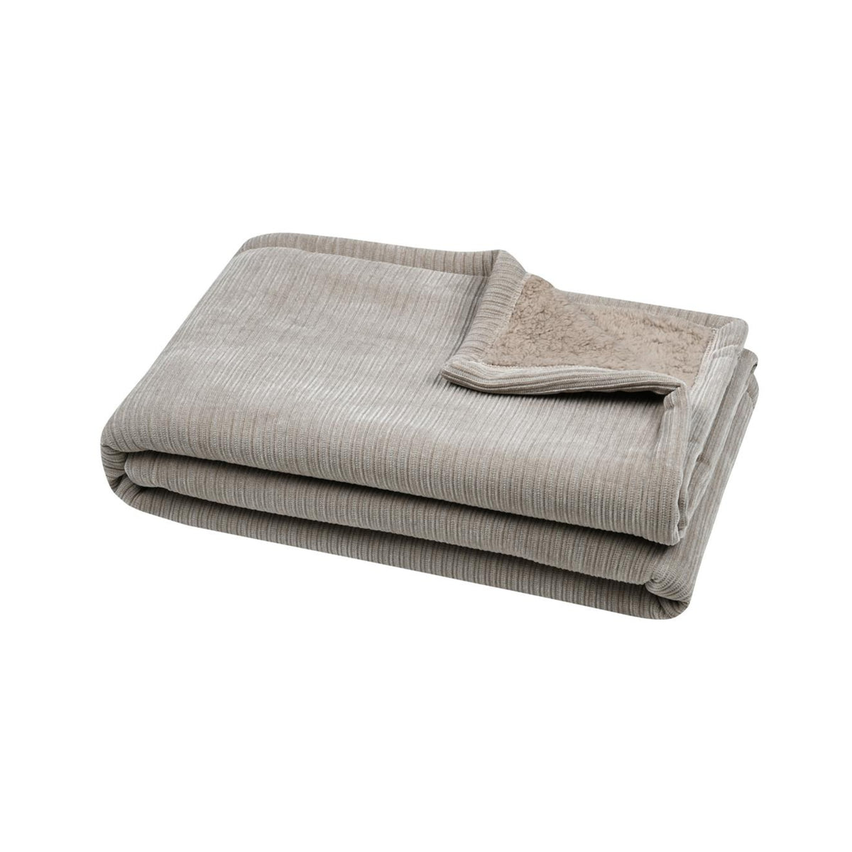 STOF Clayton Ribbed Throw, Natural, 125x150cm