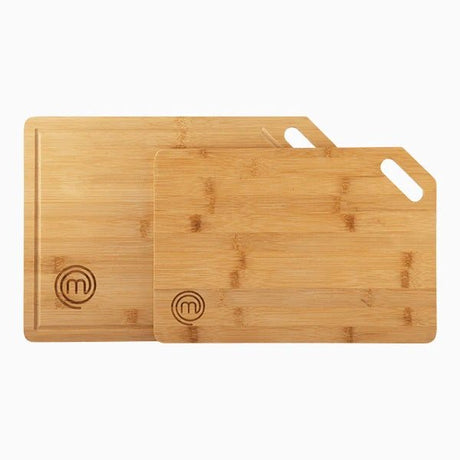 MasterChef 2pc Bamboo Chopping Board Set - WOODEN KITCHENWARE /ACCESSORIES - Beattys of Loughrea
