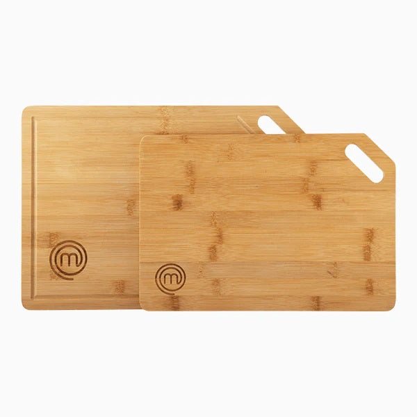 MasterChef 2pc Bamboo Chopping Board Set - WOODEN KITCHENWARE /ACCESSORIES - Beattys of Loughrea