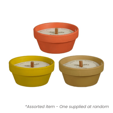 Mica Decorations Citronella Outdoor Candle Assorted - One Supplied* - CANDLES - Beattys of Loughrea