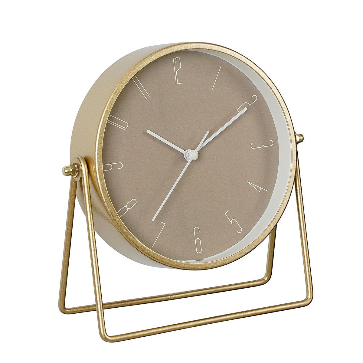 Mica Decorations Corky Clock Brown - 6.5 x 18.5cm - CLOCKS - Beattys of Loughrea