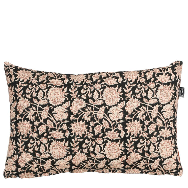 Esmee Cushion Black 55 x 35 x10cm - PLANT TIES BAMBOO CANES STRING LABELS GARDEN PEGS - Beattys of Loughrea