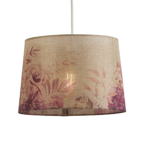 Roses Drum Ceiling Shade 12" - SHADES - Beattys of Loughrea