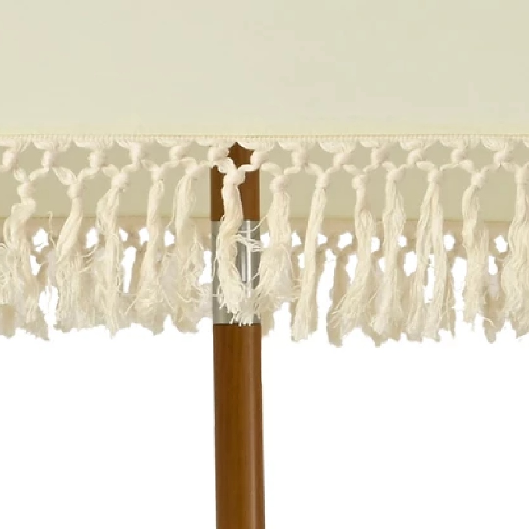 2.2m Crank & Tilt Garden Umbrella Parasol Beige - PARASOLS - Beattys of Loughrea