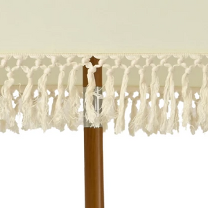 2.2m Crank & Tilt Garden Umbrella Parasol Beige - PARASOLS - Beattys of Loughrea