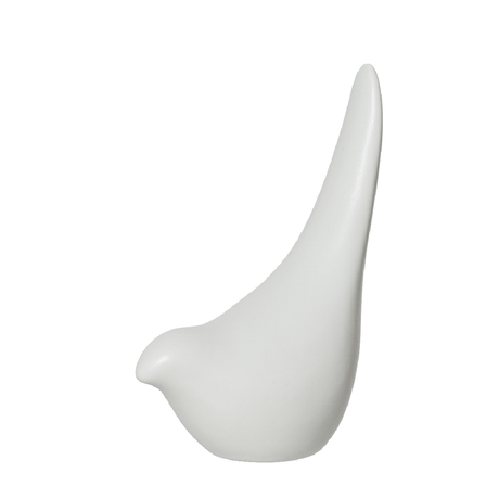 White Porcelain Bird 14cm - ORNAMENTS - Beattys of Loughrea