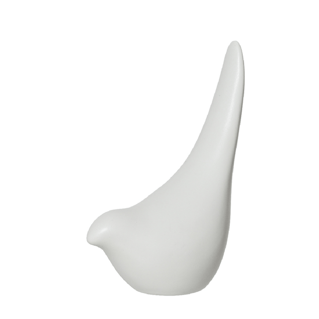White Porcelain Bird 14cm - ORNAMENTS - Beattys of Loughrea