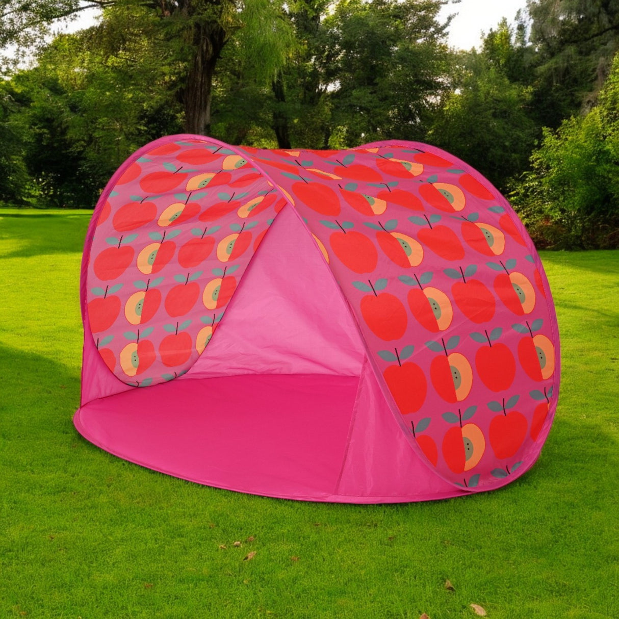 Kids Pop - up Sun Shade/Play Tent Apple Design - TENTS, CAMPING - Beattys of Loughrea