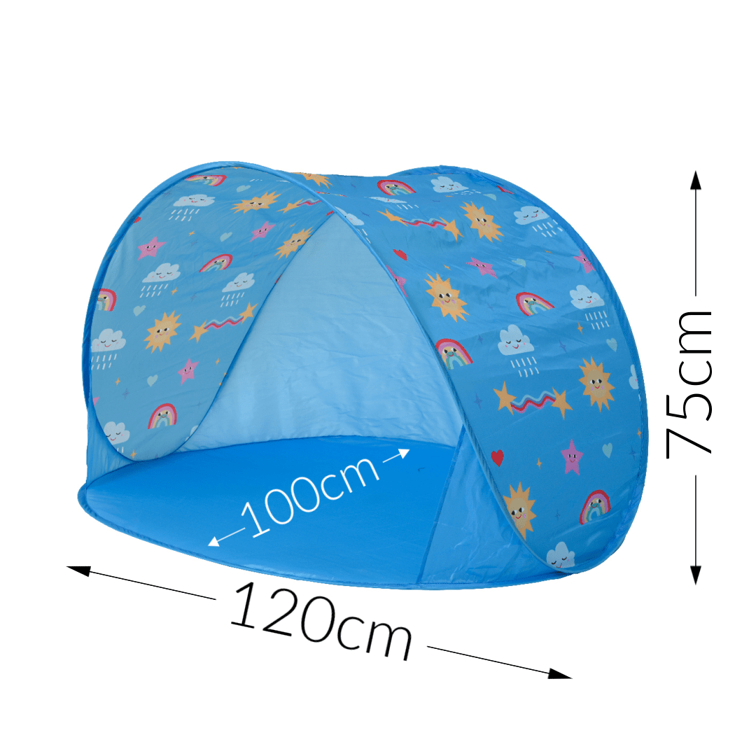 Kids Pop - up Sun Shade/Play Tent Happy Cloud - TENTS, CAMPING - Beattys of Loughrea