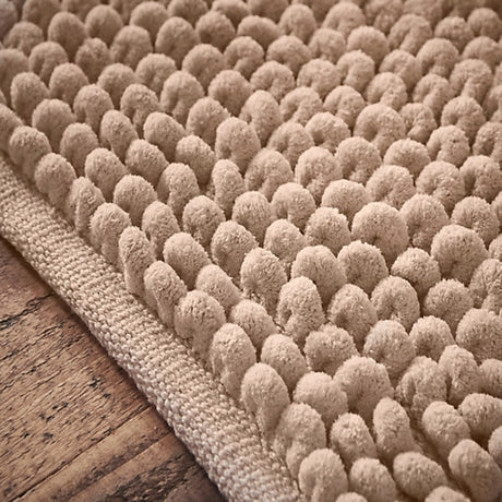 Bianca Aspen Bobble 50 x 120 cm Bath Runner Natural - BATH MATS/SETS - Beattys of Loughrea