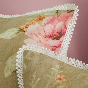 Bridgerton by Catherine Lansfield – Penelope Floral Reversible Duvet Set Superking - DUVET COVERS - Beattys of Loughrea