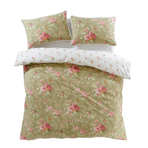 Bridgerton by Catherine Lansfield – Penelope Floral Reversible Duvet Set Superking - DUVET COVERS - Beattys of Loughrea