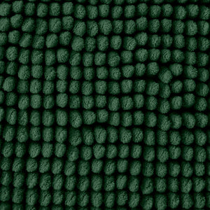 Catherine Lansfield Bathroom Bobble Bath Mat Dark Green