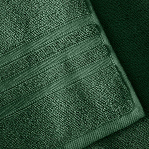 Catherine Lansfield Zero Twist Cotton Bath Sheet Forest Green - TOWELS FACECLOTHS - Beattys of Loughrea