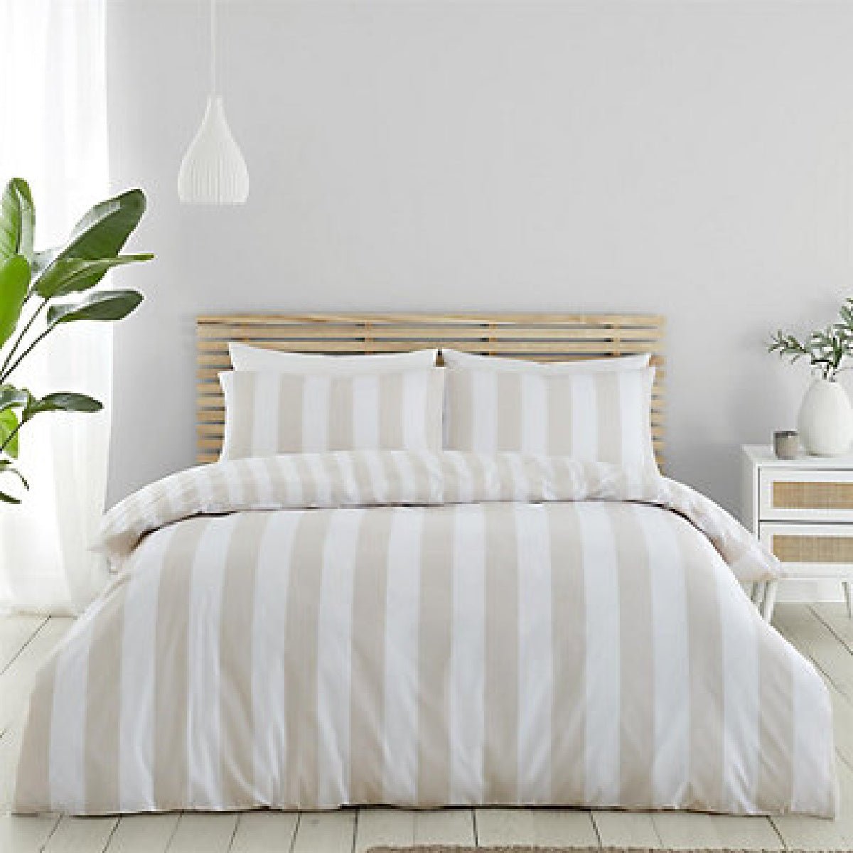 Catherine Lansfield Easy Iron Percale Combed King Size Fitted Sheet 35cm Depth Lansfield Blue - SHEETS/VALANCE/MATTRESS COVER - Beattys of Loughrea