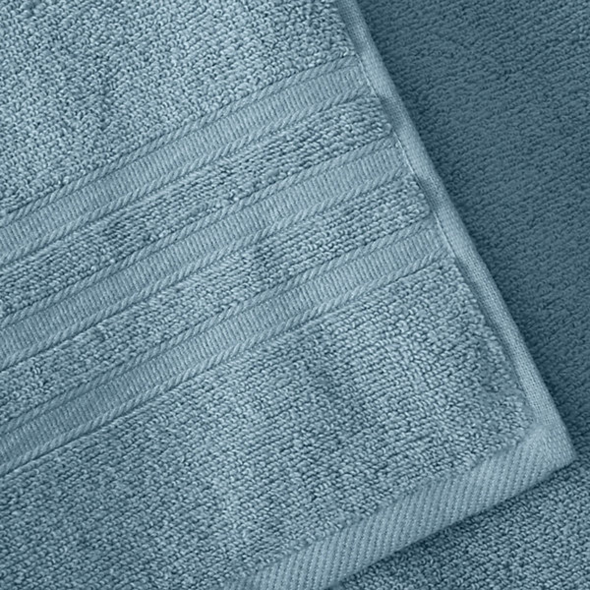 Catherine Lansfield Zero Twist Cotton Bath Towel Blue - TOWELS FACECLOTHS - Beattys of Loughrea