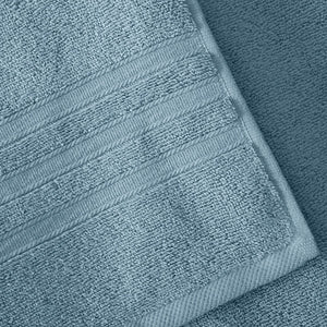 Catherine Lansfield Zero Twist Cotton Bath Towel Blue - TOWELS FACECLOTHS - Beattys of Loughrea