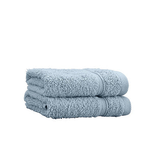 Catherine Lansfield Zero Twist Cotton Face Cloth Pair Blue