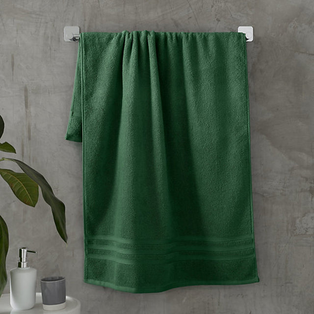 Catherine Lansfield Zero Twist Cotton Hand Towel Forest Green