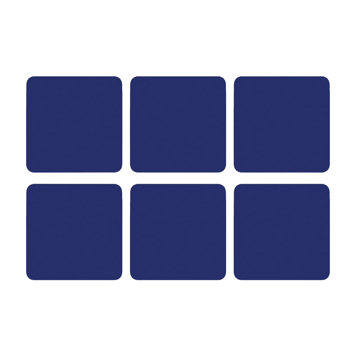 Pimpernel Harbour Blue Coasters Set of 6 - TABLEMATS/COASTERS - Beattys of Loughrea