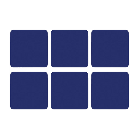 Pimpernel Harbour Blue Coasters Set of 6 - TABLEMATS/COASTERS - Beattys of Loughrea