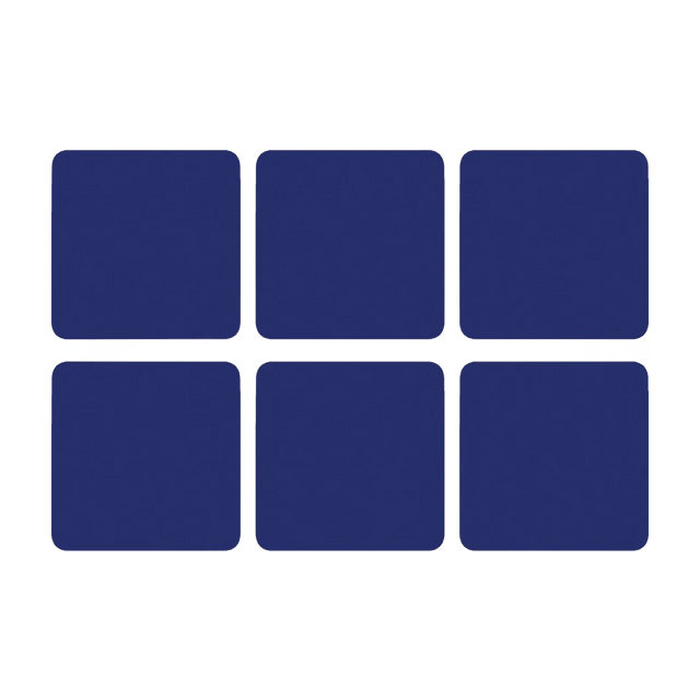 Pimpernel Harbour Blue Coasters Set of 6 - TABLEMATS/COASTERS - Beattys of Loughrea