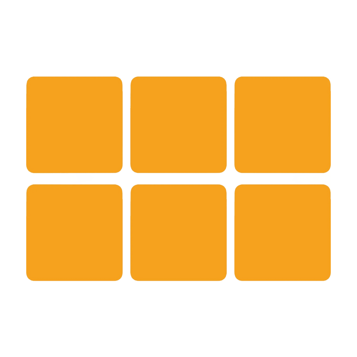 Pimpernel Tropic Fizz Coasters Set of 6 - TABLEMATS/COASTERS - Beattys of Loughrea