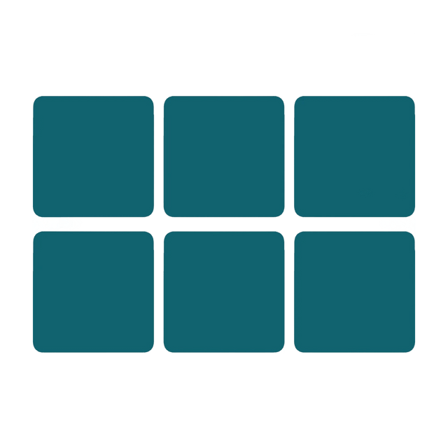 Pimpernel Evergreen Coasters Set of 6 - TABLEMATS/COASTERS - Beattys of Loughrea