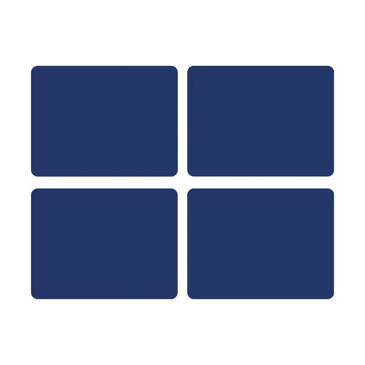 Pimpernel Harbour Blue Set of 4 Placemats - TABLEMATS/COASTERS - Beattys of Loughrea