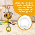 Lamaze Bee With Flower Clip & Go - BABY TOYS - Beattys of Loughrea