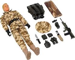 12" Sas Action Figure Soldier - A/M, TRANSFORMERS - Beattys of Loughrea