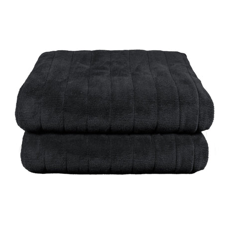 Russell Hobbs Heated Throw, Black - ELEC BLANKET UNDER - Beattys of Loughrea
