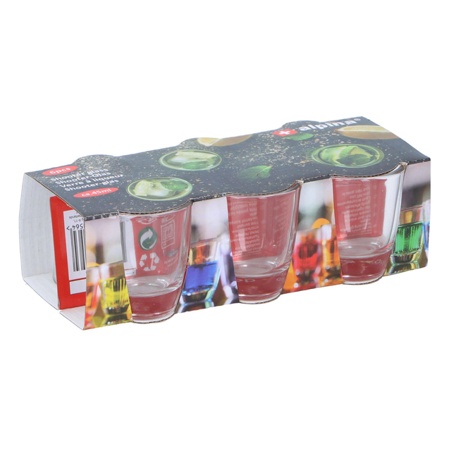 ALPINA Shooter Glass Set 45ml Pack Of 6 - DRINKING GLASSES - Beattys of Loughrea