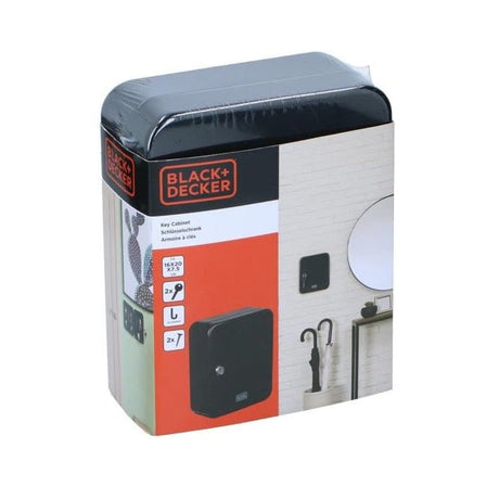 Black & Decker Key Cabinet with Lock Black - KEY ACCESSORIES - Beattys of Loughrea