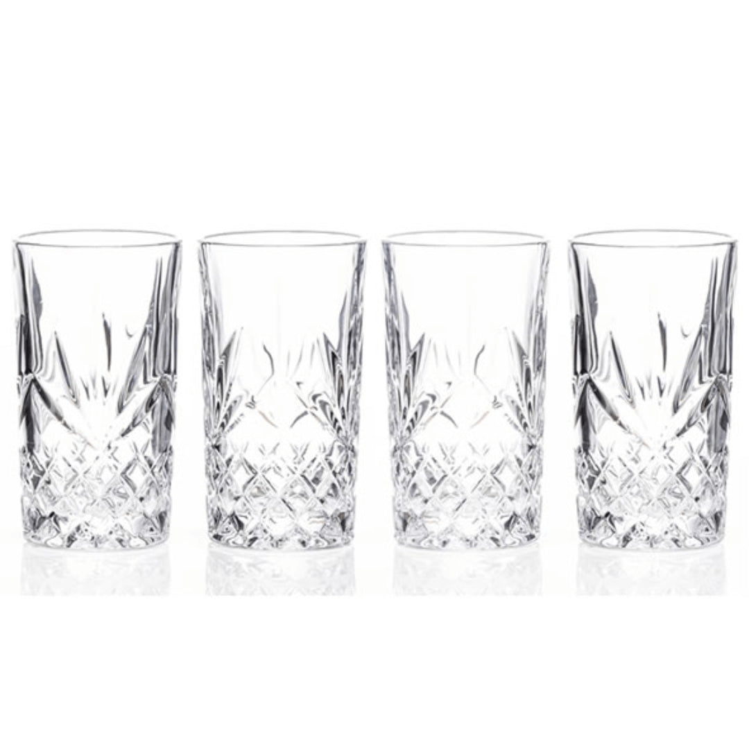 Newgrange Living Adare Hi - ball Glasses 350cc Set of 4 - DRINKING GLASSES - Beattys of Loughrea