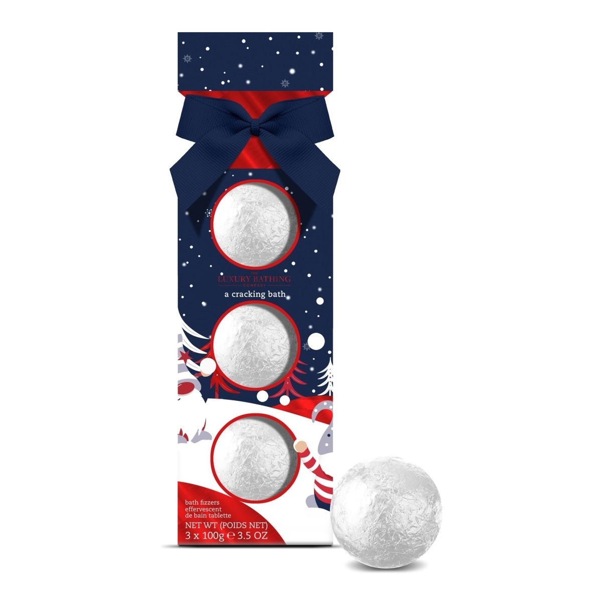 The Luxury Bathing Company Cracking Bath Fizzers 3 x 100g - POT POURRI/AROMATHERAPY/OILS/DIFFUSER - Beattys of Loughrea