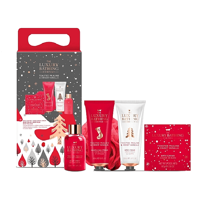 The Luxury Bathing Company Toasted Praline & Sweet Vanilla Ultimate Gift Set - POT POURRI/AROMATHERAPY/OILS/DIFFUSER - Beattys of Loughrea