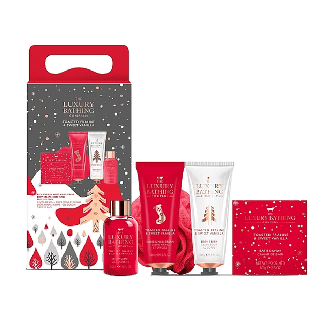 The Luxury Bathing Company Toasted Praline & Sweet Vanilla Ultimate Gift Set - POT POURRI/AROMATHERAPY/OILS/DIFFUSER - Beattys of Loughrea
