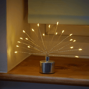 Eureka Firefly StarBurst Battery Operated Lights Warm White 4pk - XMAS ROOM DECORATION LARGE AND LIGHT UP - Beattys of Loughrea