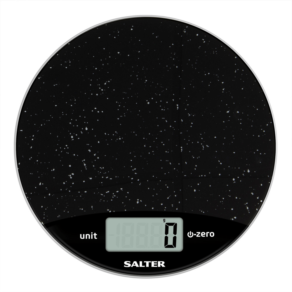 Salter Marble Digital Kitchen Scale - Black - KITCHEN SCALES - Beattys of Loughrea
