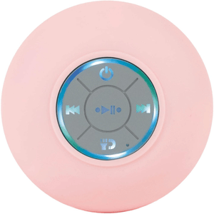 Maxim LED Bluetooth Shower Speaker - Pink - SPEAKERS HIFI MP3 PC - Beattys of Loughrea