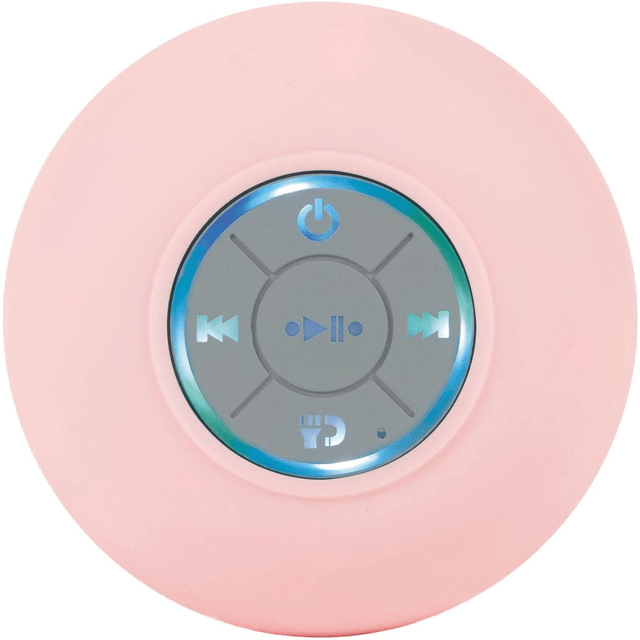 Maxim LED Bluetooth Shower Speaker - Pink - SPEAKERS HIFI MP3 PC - Beattys of Loughrea