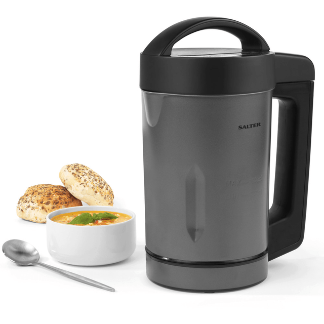 Salter 1.6L Digital Soup Maker - Gunmetal - LIQUIDISERS - Beattys of Loughrea