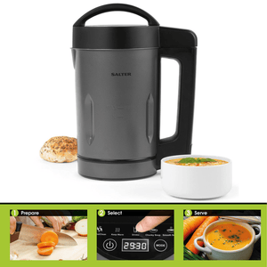 Salter 1.6L Digital Soup Maker - Gunmetal - LIQUIDISERS - Beattys of Loughrea