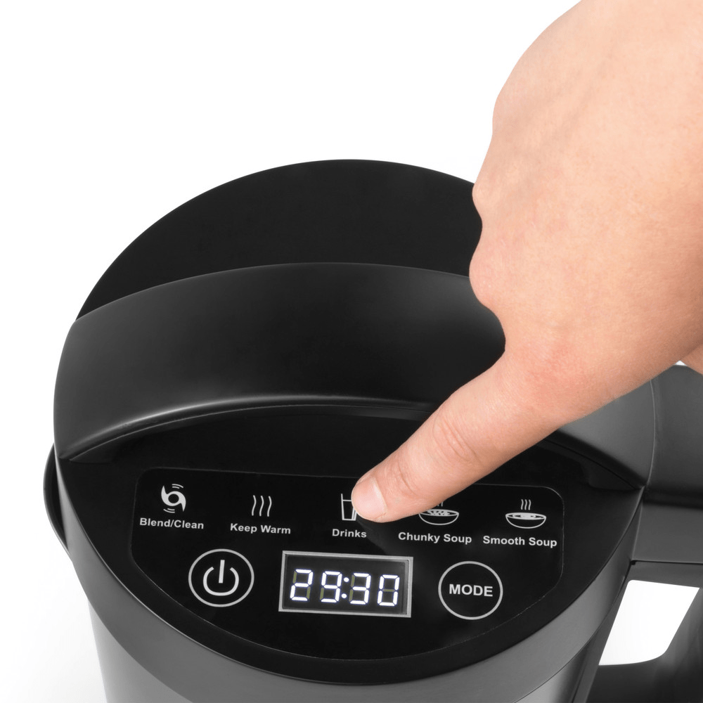 Salter 1.6L Digital Soup Maker - Gunmetal - LIQUIDISERS - Beattys of Loughrea