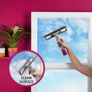 Kleeneze Spray Window Cleaning Wiper White/Pink - CLEANING - DUSTER / WINDOW ACCS - Beattys of Loughrea