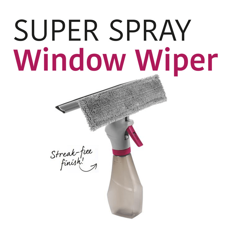 Kleeneze Spray Window Cleaning Wiper White/Pink - CLEANING - DUSTER / WINDOW ACCS - Beattys of Loughrea