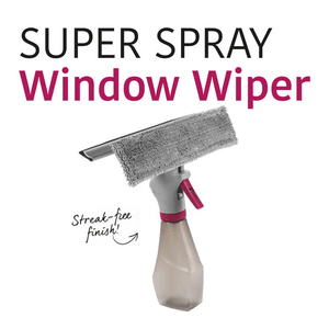 Kleeneze Spray Window Cleaning Wiper White/Pink - CLEANING - DUSTER / WINDOW ACCS - Beattys of Loughrea