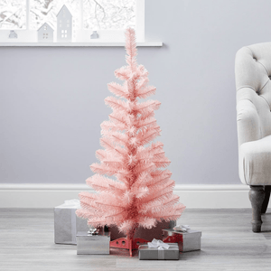 Pretty Pink Christmas Tree 3ft (90cm) - XMAS TREE SMALL - Beattys of Loughrea